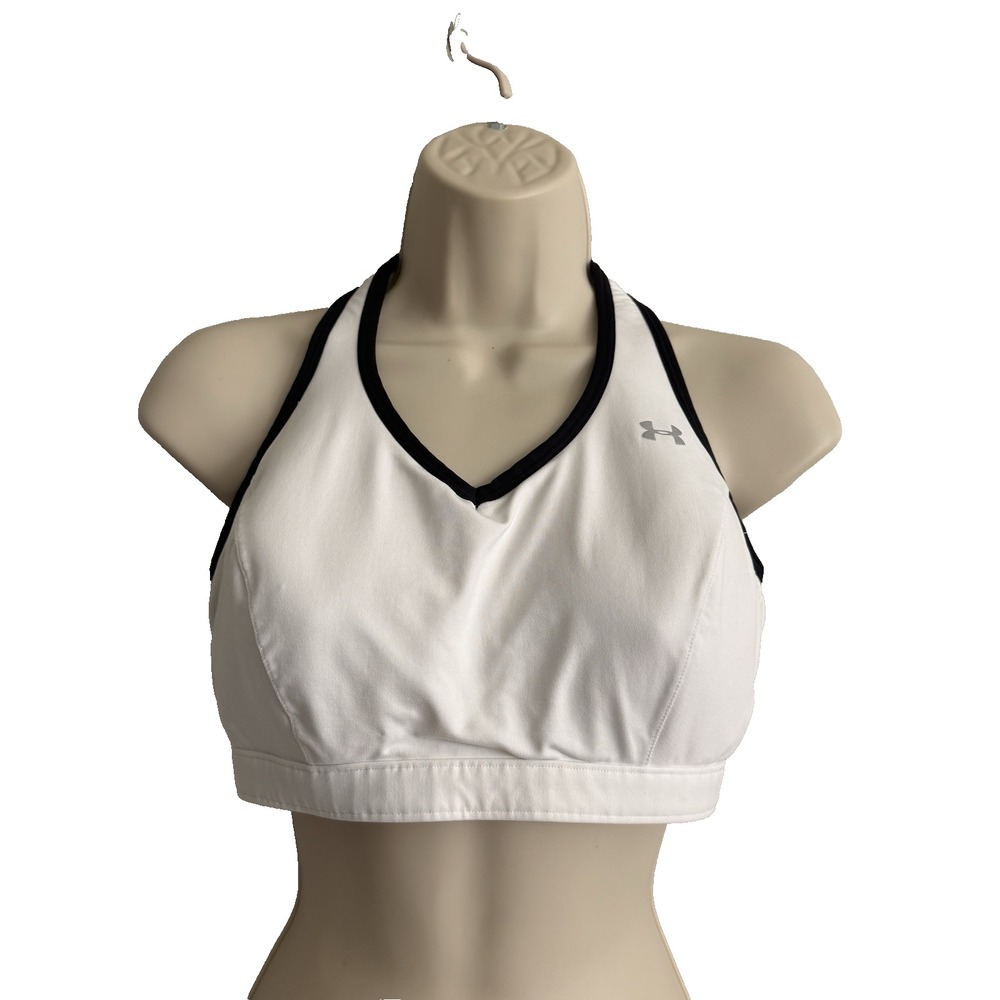 Under Armour Sports Bra Size XL Racerback Performance Athletic Wear Sporty